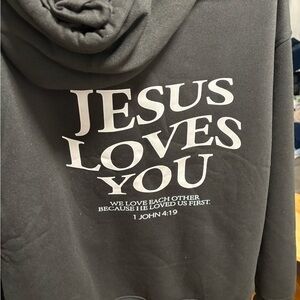 PFR Black Hoodie with White Graphic Text